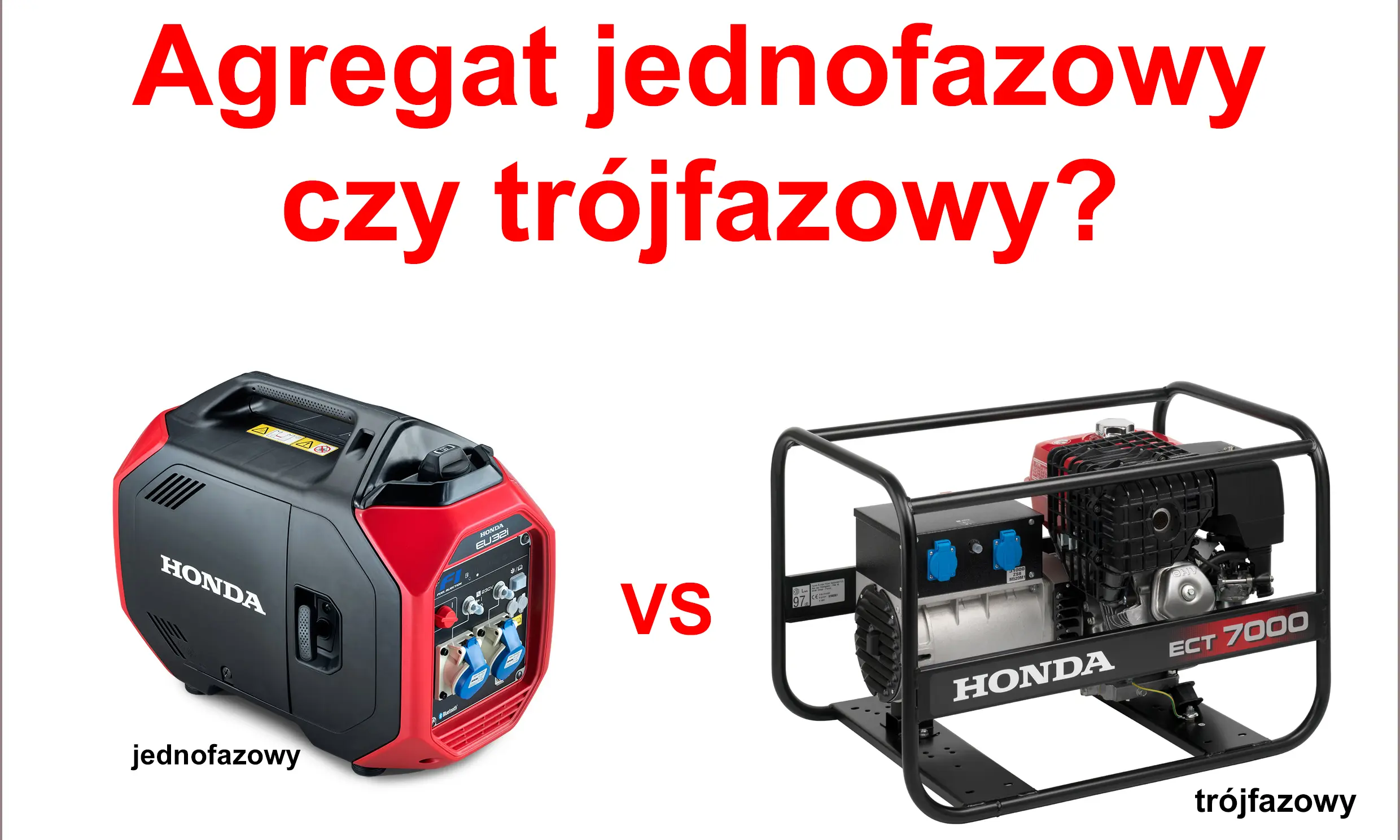 Agregat trójfazowy czy jednofazowy? Jaki wybrać?