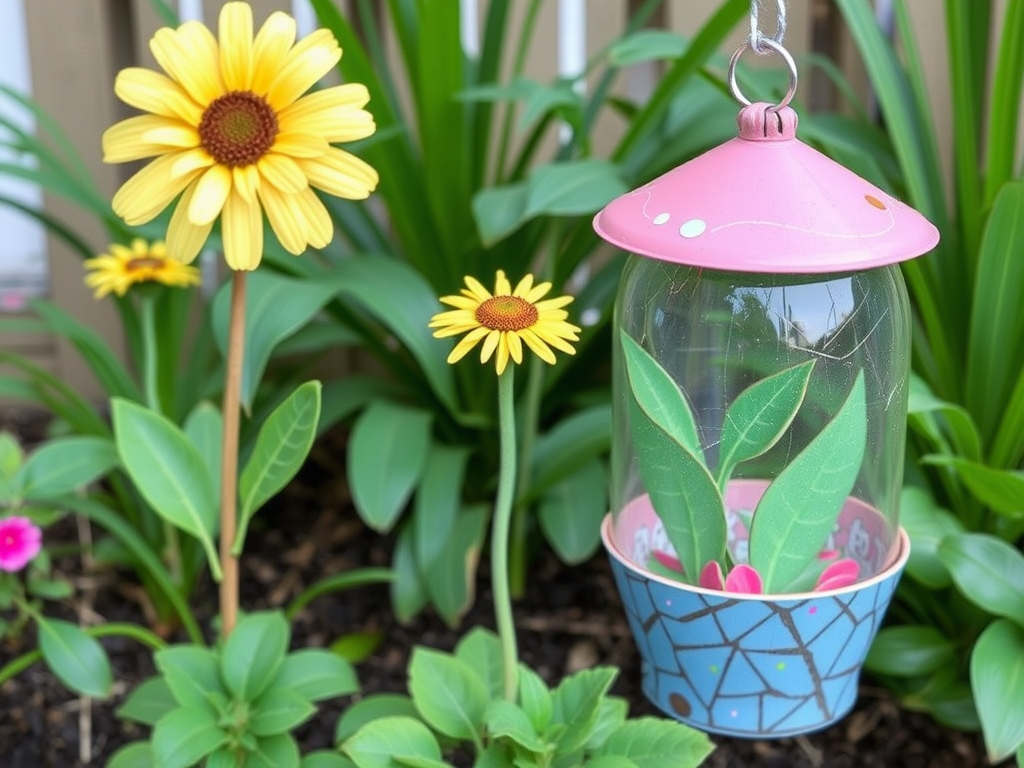 DIY: letnie dekoracje do ogrodu z recyklingu