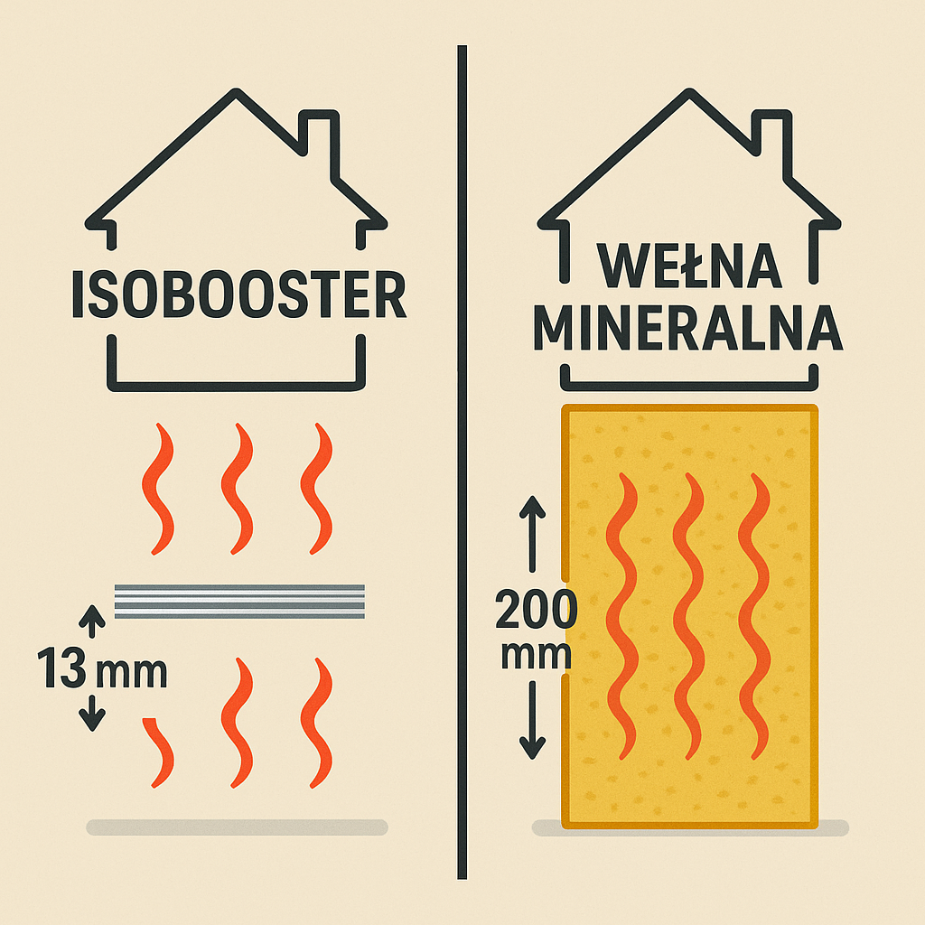 Isobooster czy wełna? Porównanie izolacji termicznej dla Twojego domu